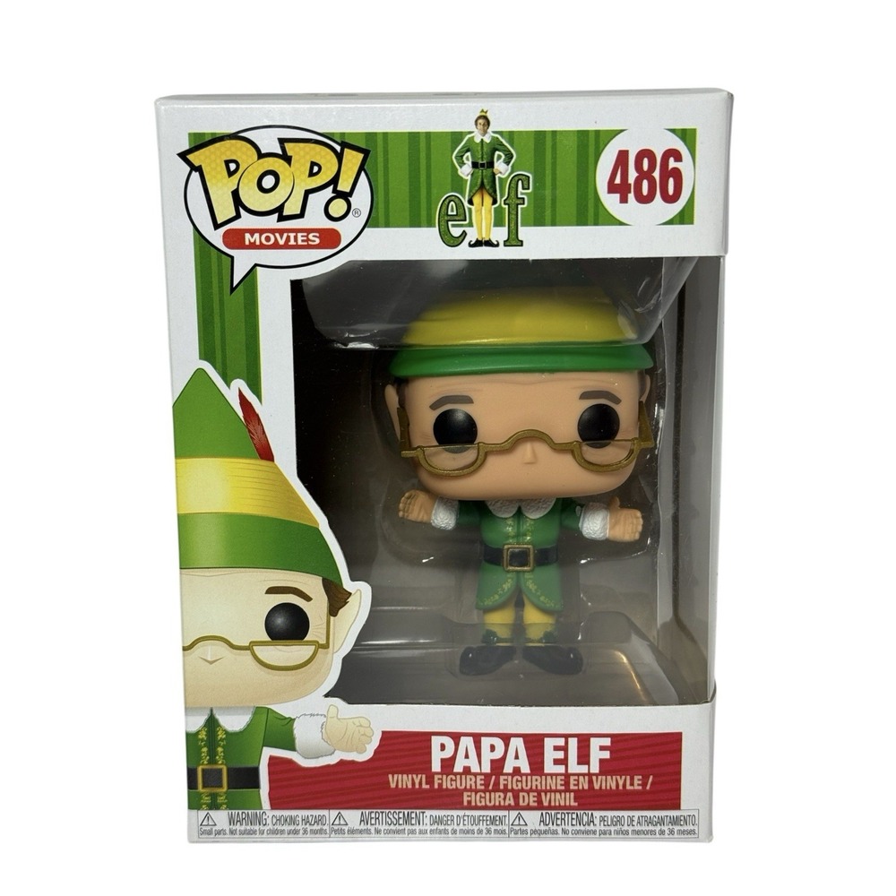 Funko Pop! movies Elf - Papa Elf #486 Vinyl Figure With Protector NEW